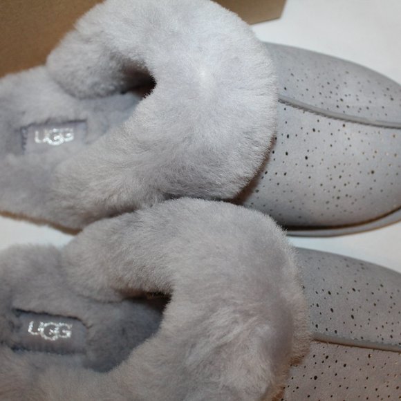 UGG Gray Sparkle Slippers - Picture 6 of 8